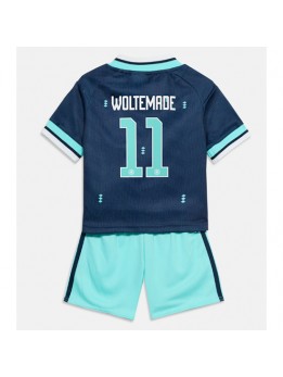 Tyskland Nick Woltemade #11 Replika Borta Kläder Barn VM 2026 Kortärmad (+ byxor)
